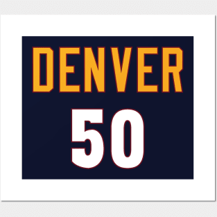 Denver Basketball Posters and Art